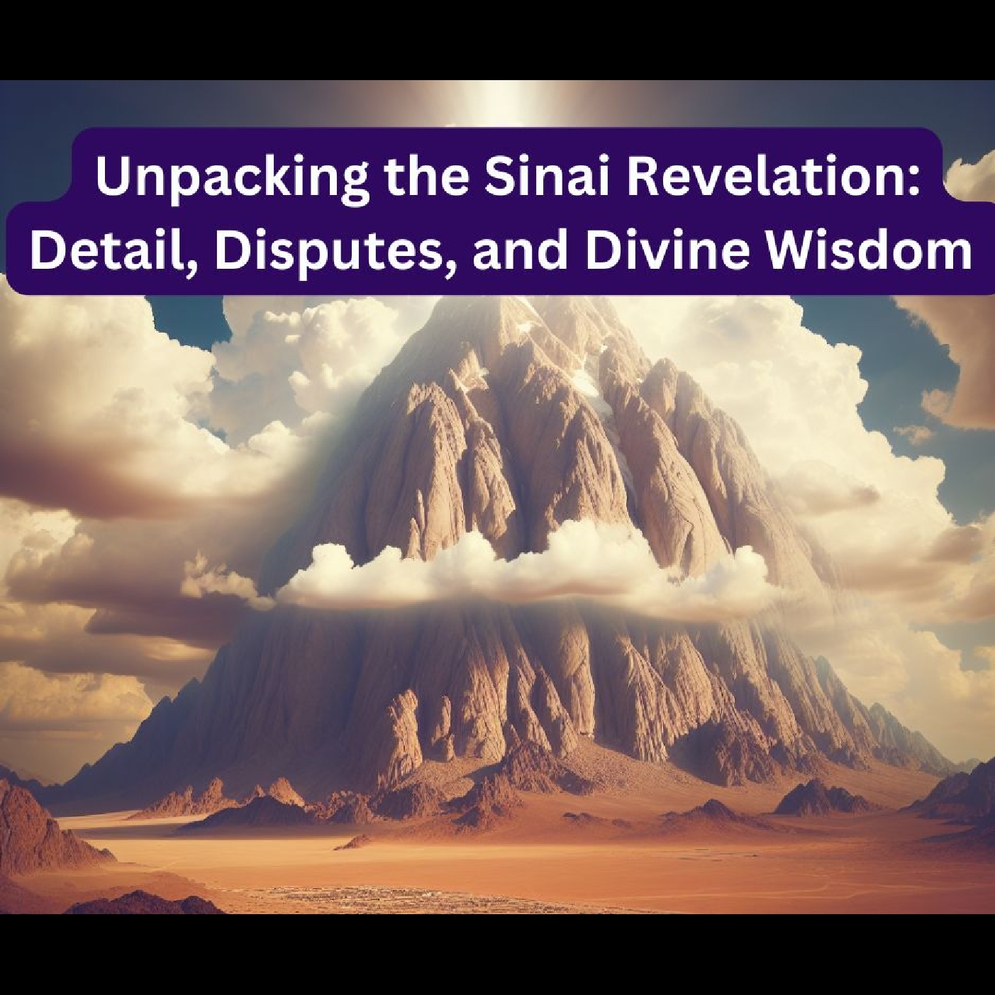 What Was Really Revealed at Sinai? Commandments, Disputes, and Divine Wisdom - Rabbi Netanel Wiederblank