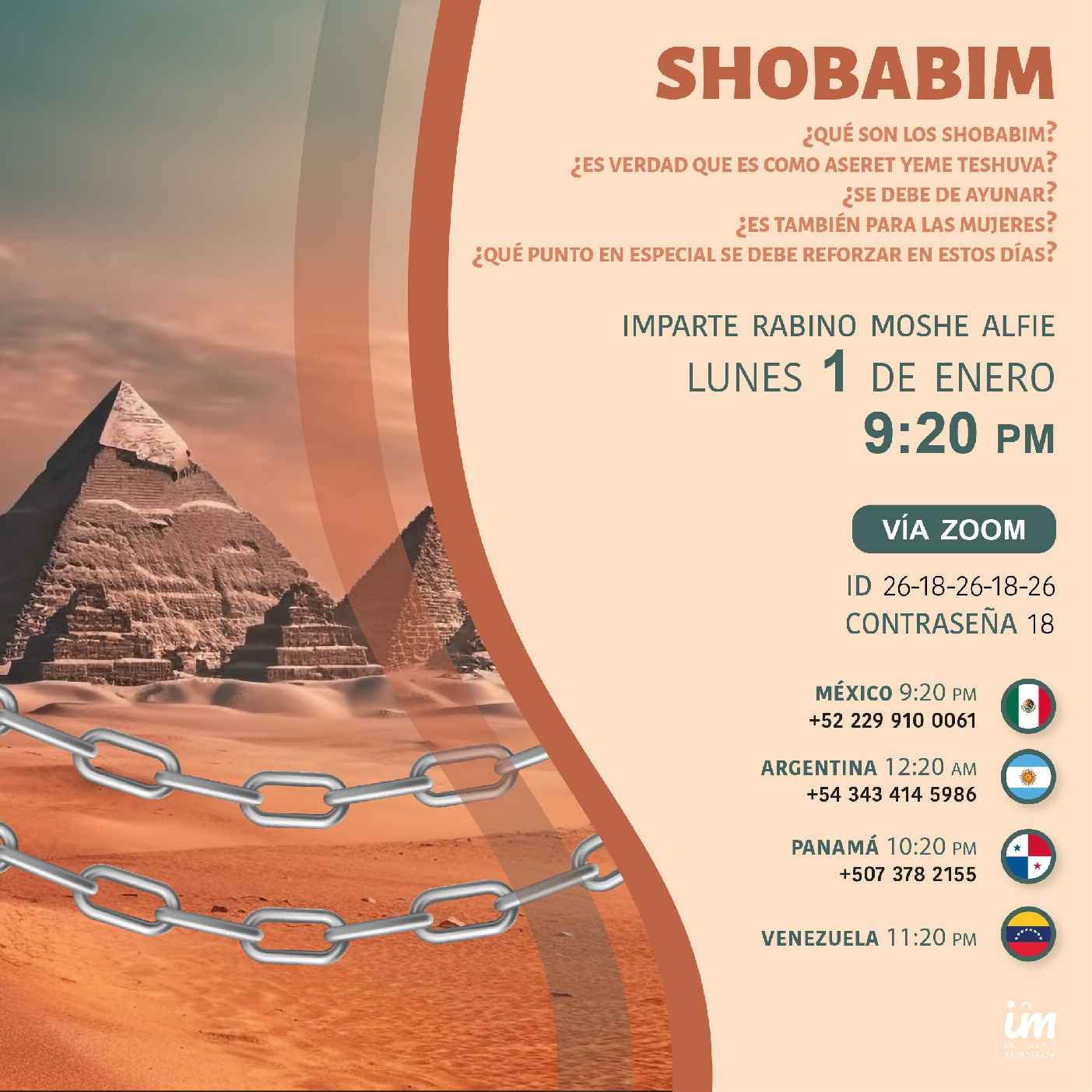 261 - Shobabim - Que Son y Que Debo De Hacer En Estos Días episode artwork