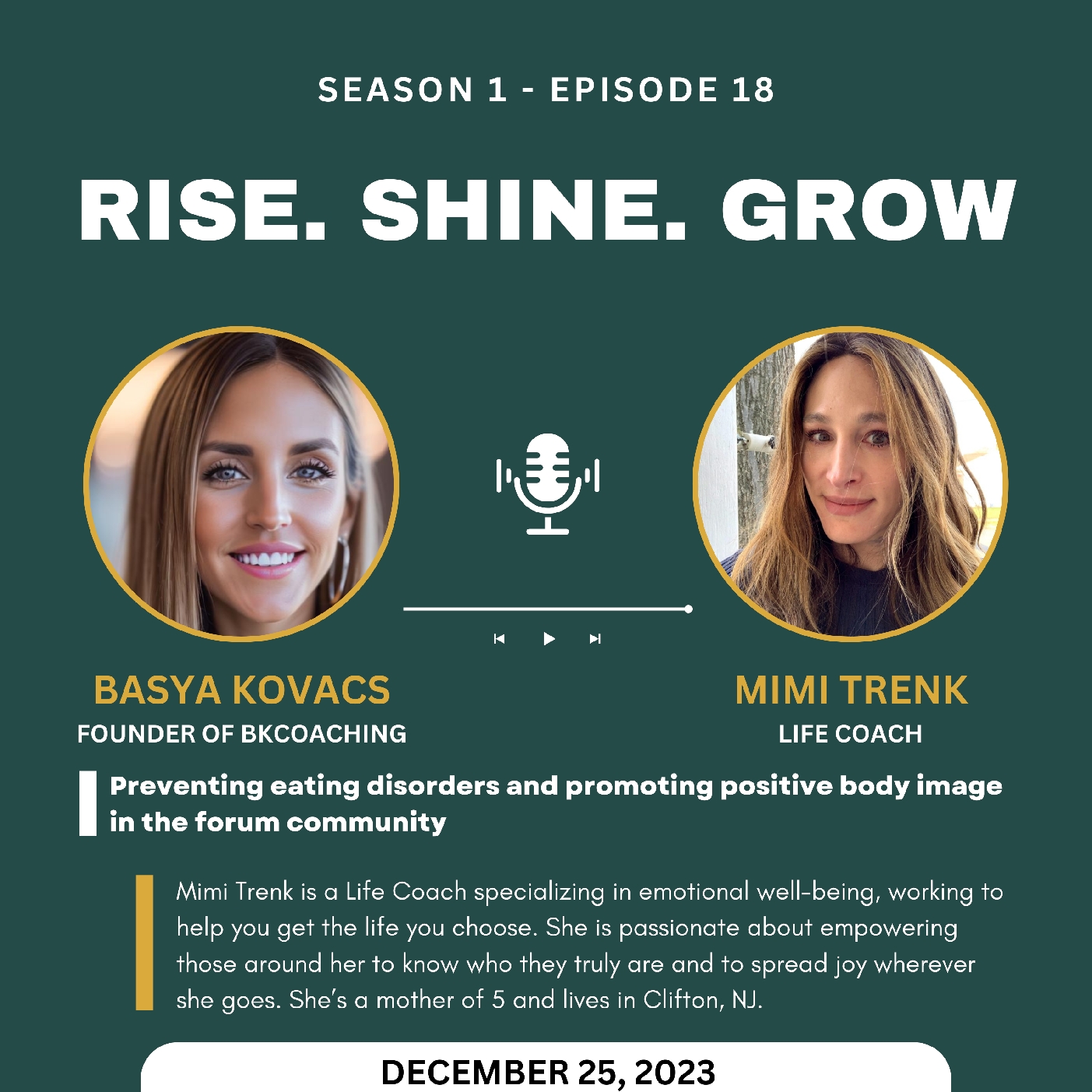 Rise. Shine. Grow