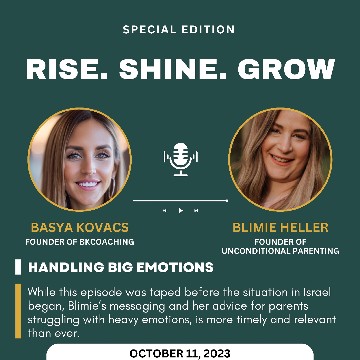 Rise. Shine. Grow