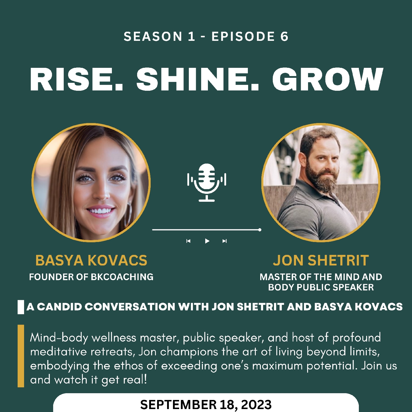 Rise. Shine. Grow