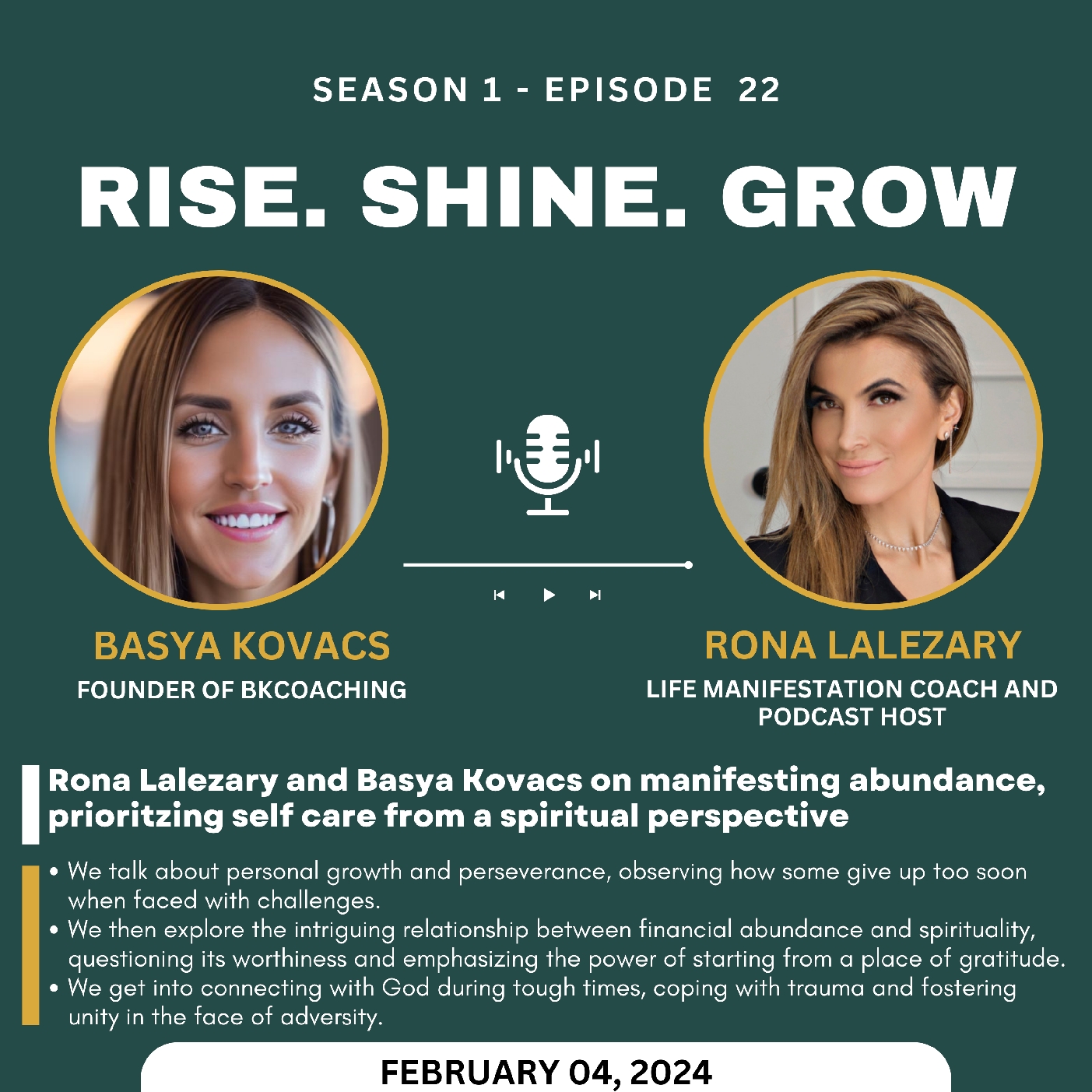 Rise. Shine. Grow
