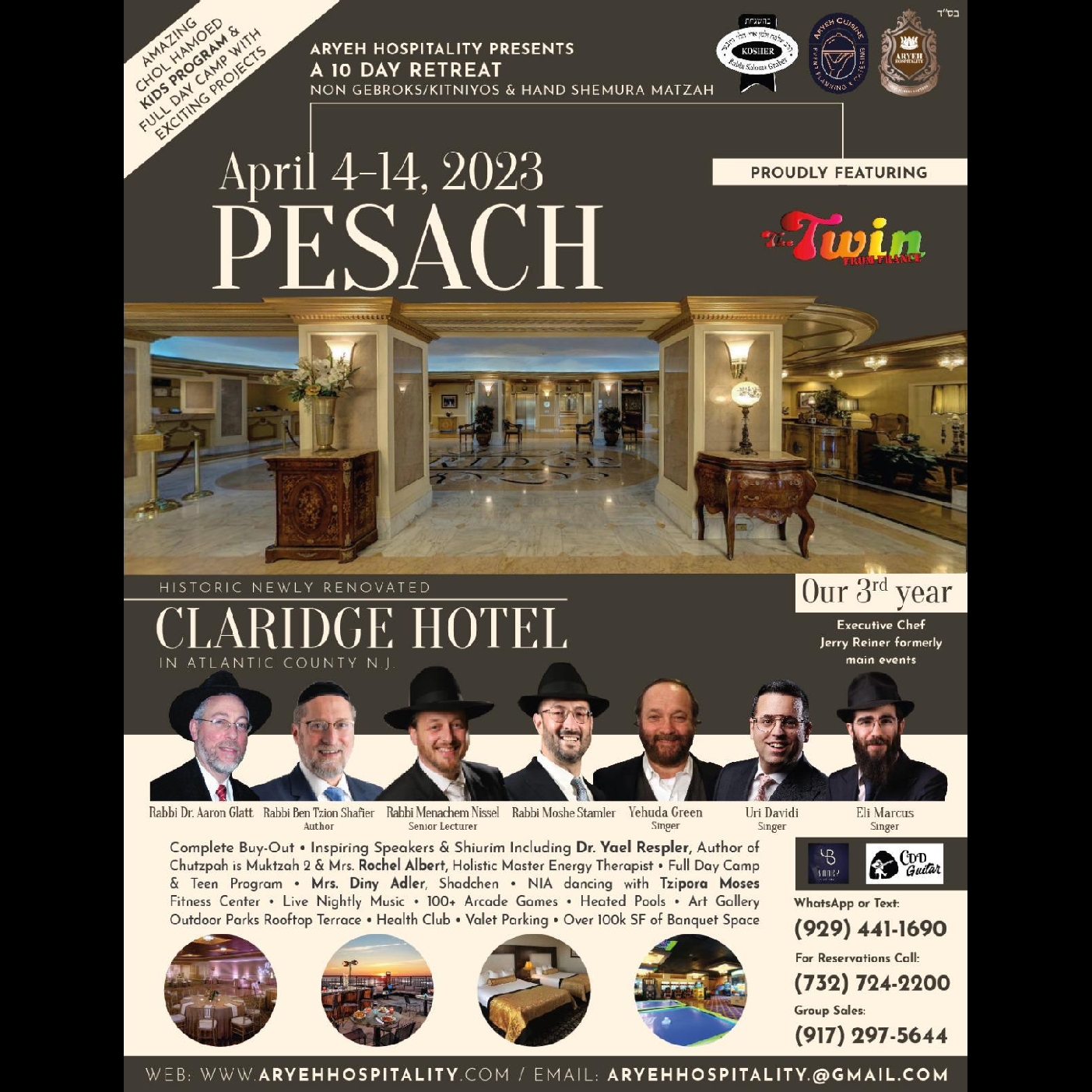 Talkline With Zev Brenner - Atlantic City ﻿Pesach Program Crash PT 2-Elan Kornblum, Yossi Zablocki, Doni Schwartz & Sinai Rubin