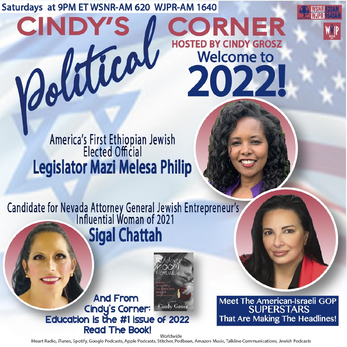 Cindy's Political Corner Highlighting American-Israeli Elected Officials