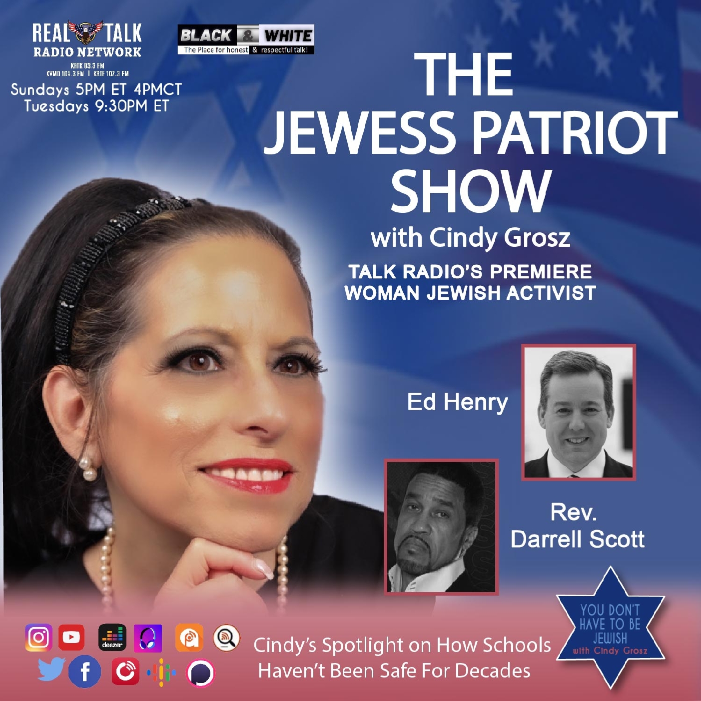 The Jewess Patriot With Guests Rev. Darrell Scott and Ed Henry